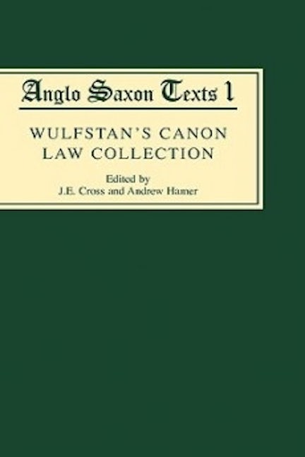 Book cover image for Wulfstan's Canon Law Collection ISBN: 9780859915342