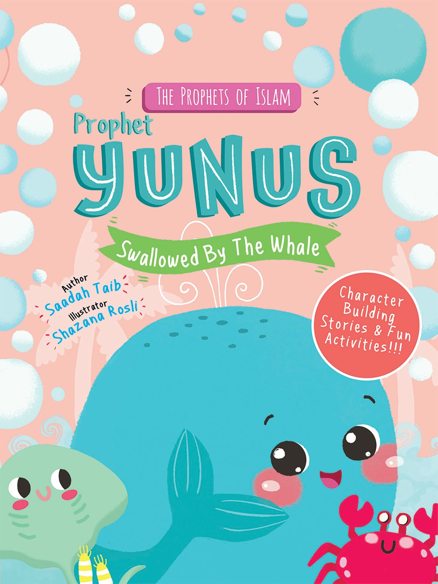 Book cover image for Prophet Yunus and the Whale Activity Book ISBN: 9780860377184