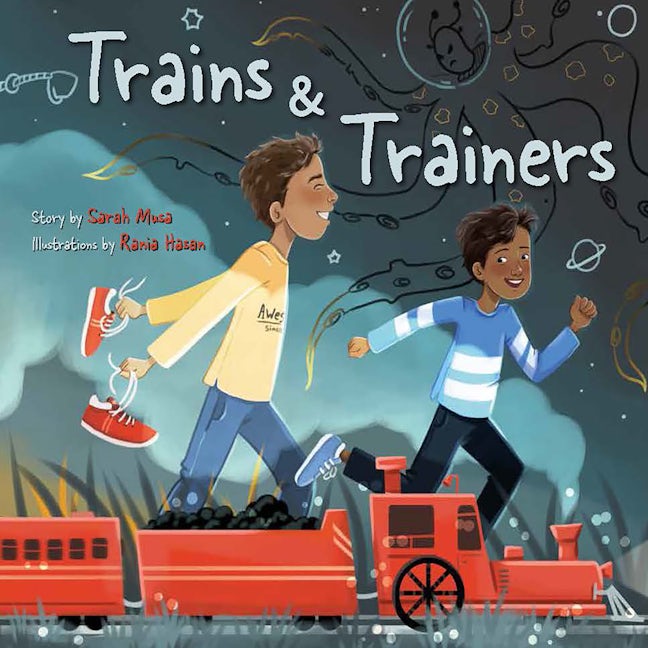 Book cover image for Trains & Trainers ISBN: 9780860379034