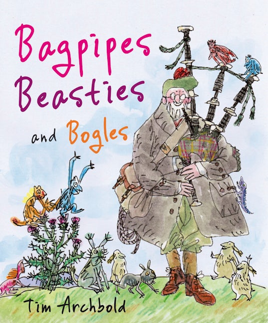 Book cover image for Bagpipes, Beasties and Bogles ISBN: 9780863159114