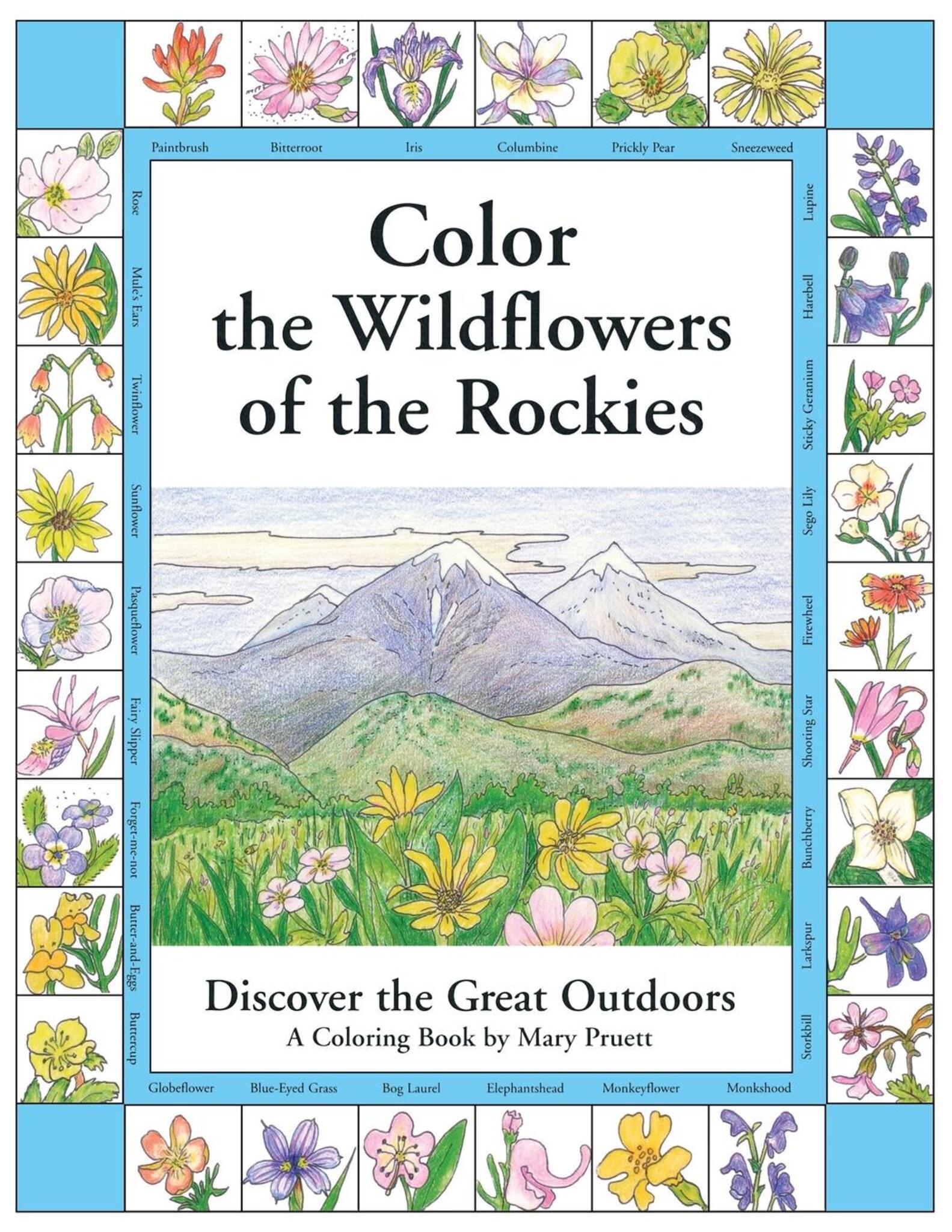 Cover image for Color the Wildflowers of the Rockies ISBN 9780871083029