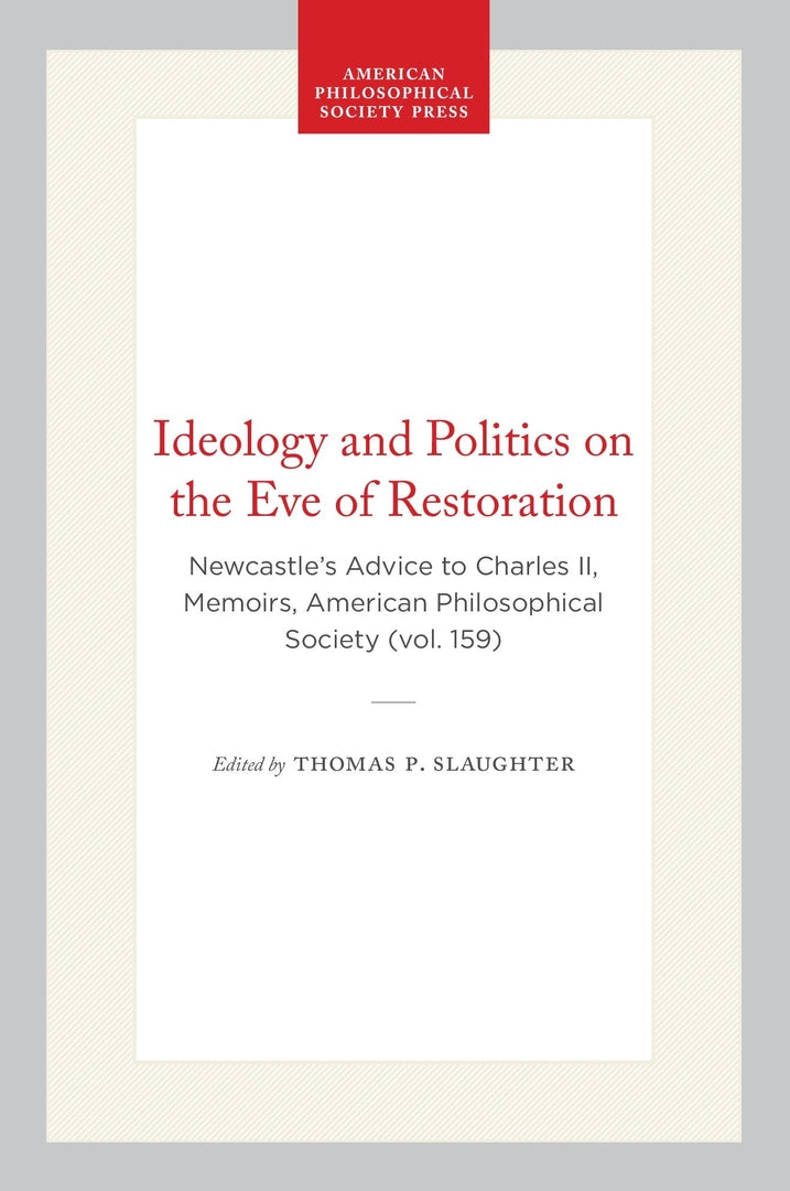 Cover image for Ideology and Politics on the Eve of Restoration ISBN 9780871691590
