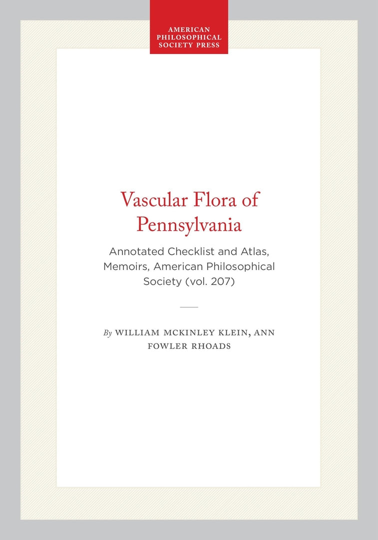 Cover image for Vascular Flora of Pennsylvania ISBN 9780871692078