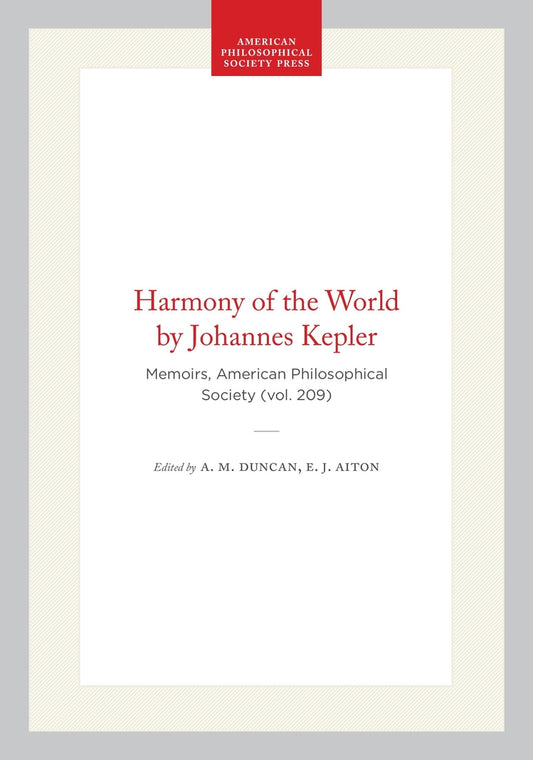 Harmony of the World by Johannes Kepler