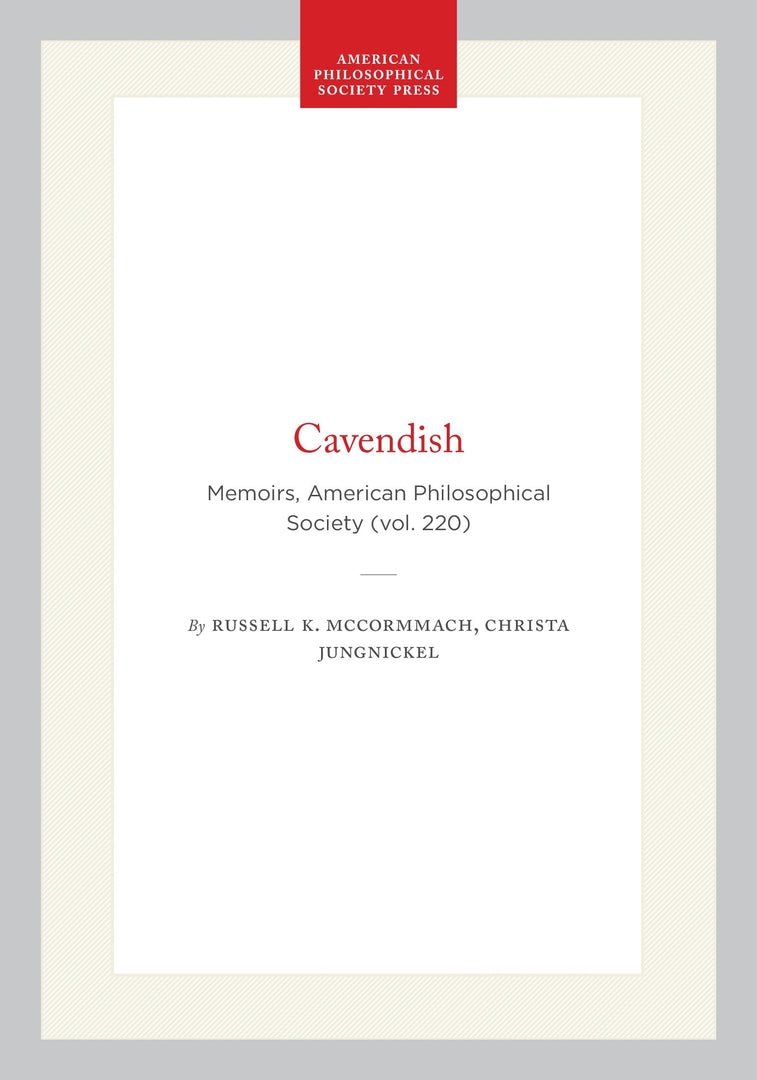 Cover image for Cavendish ISBN 9780871692207