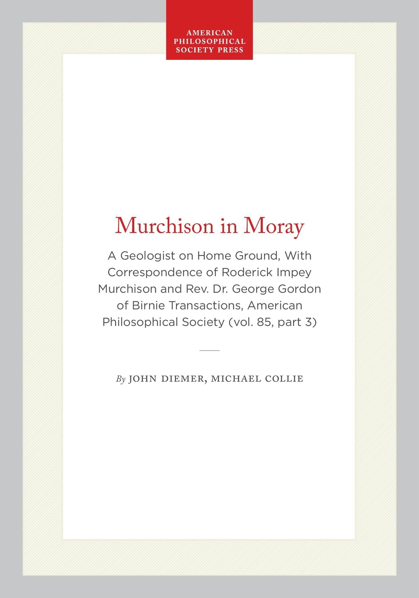 Book cover image for Murchison in Moray ISBN: 9780871693389