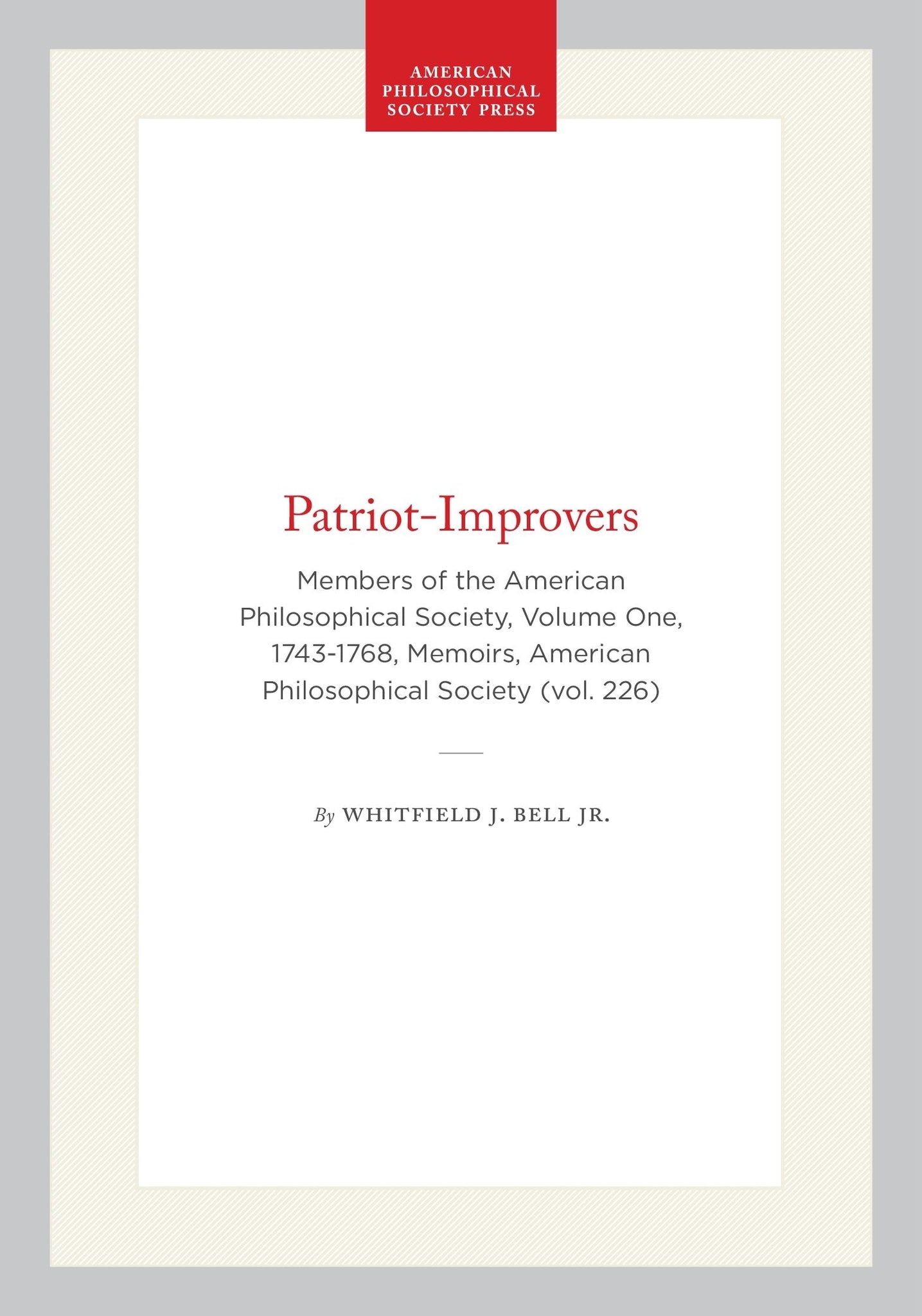Cover image for Patriot-Improvers ISBN 9780871693655