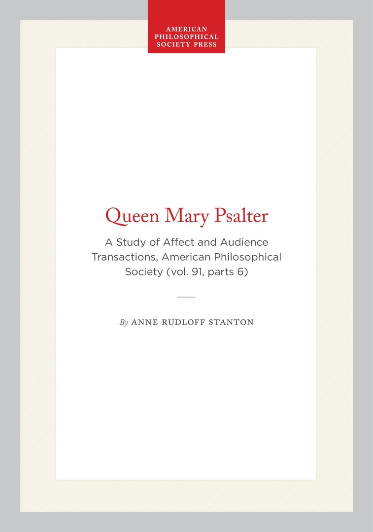 Cover image for Queen Mary Psalter ISBN 9780871699169