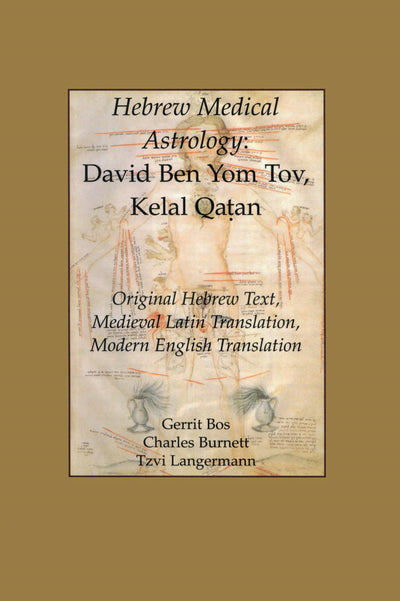 Cover image for Hebrew Medical Astrology, isbn: 9780871699558
