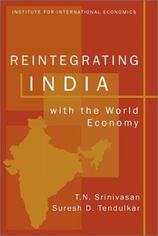 Book cover image for Reintegrating India with the World Economy ISBN: 9780881322804