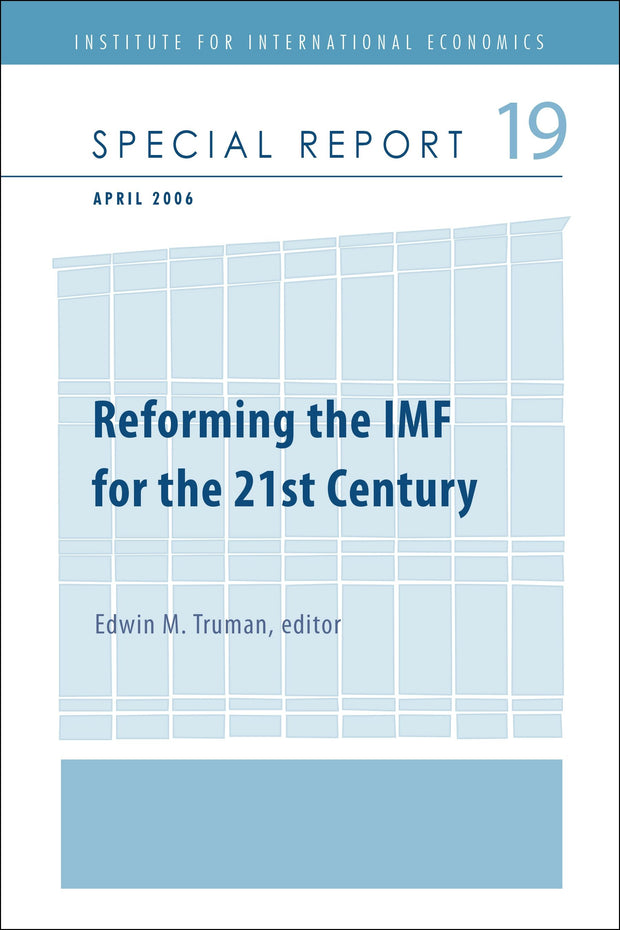 Cover image for Reforming the IMF for the 21st Century, isbn: 9780881323870