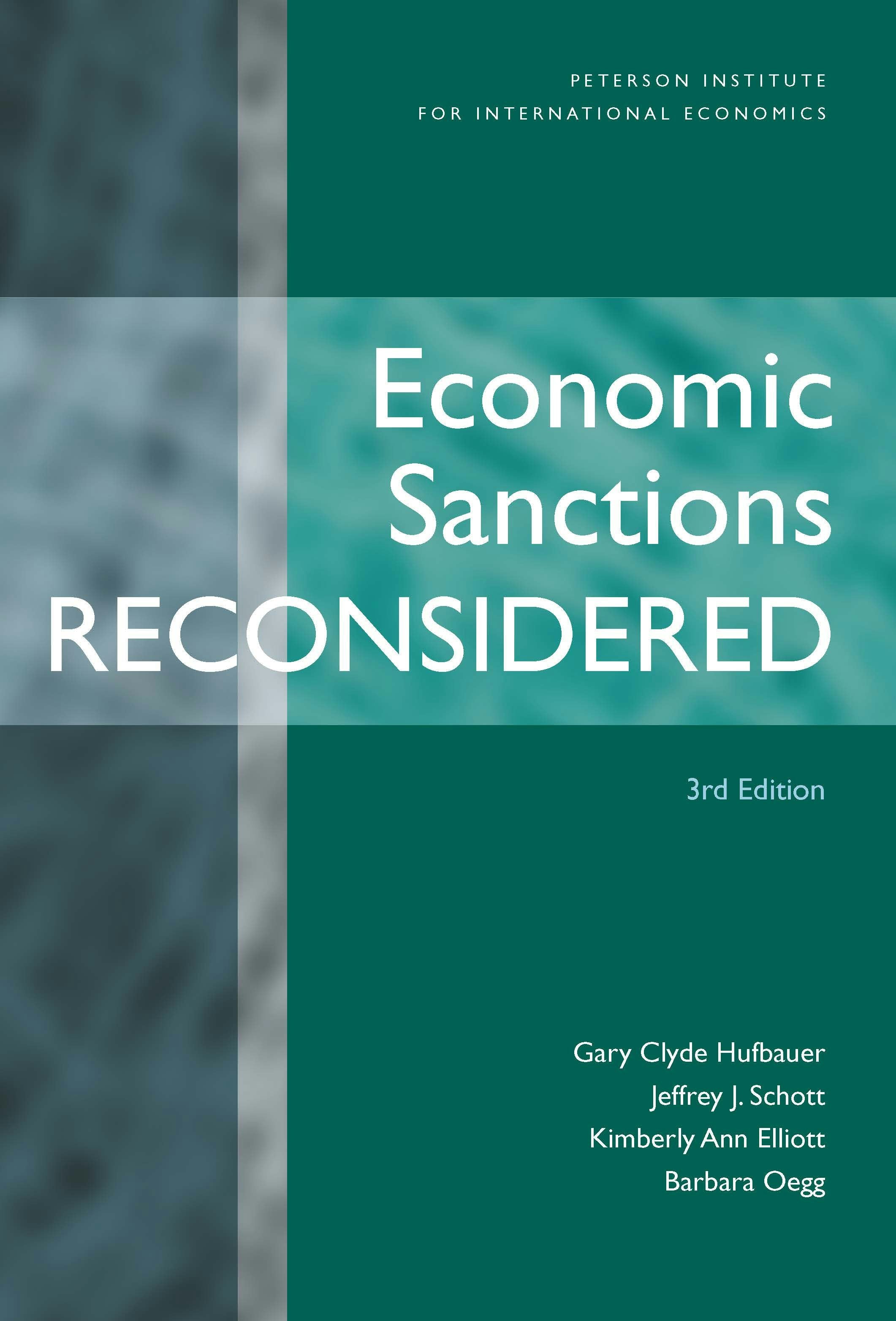 Book cover image for Economic Sanctions Reconsidered ISBN: 9780881324129