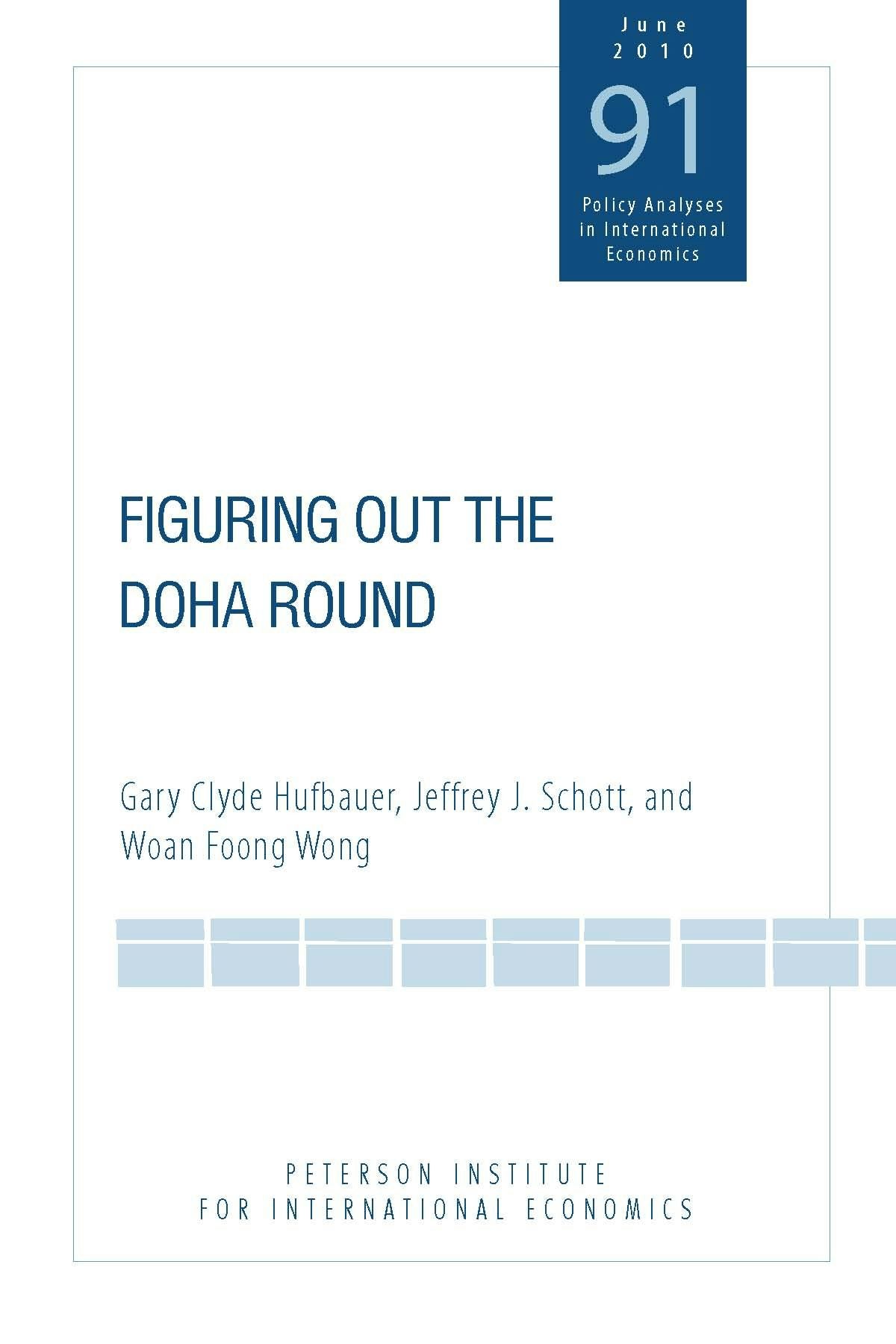 Book cover image for Figuring Out the Doha Round ISBN: 9780881325034