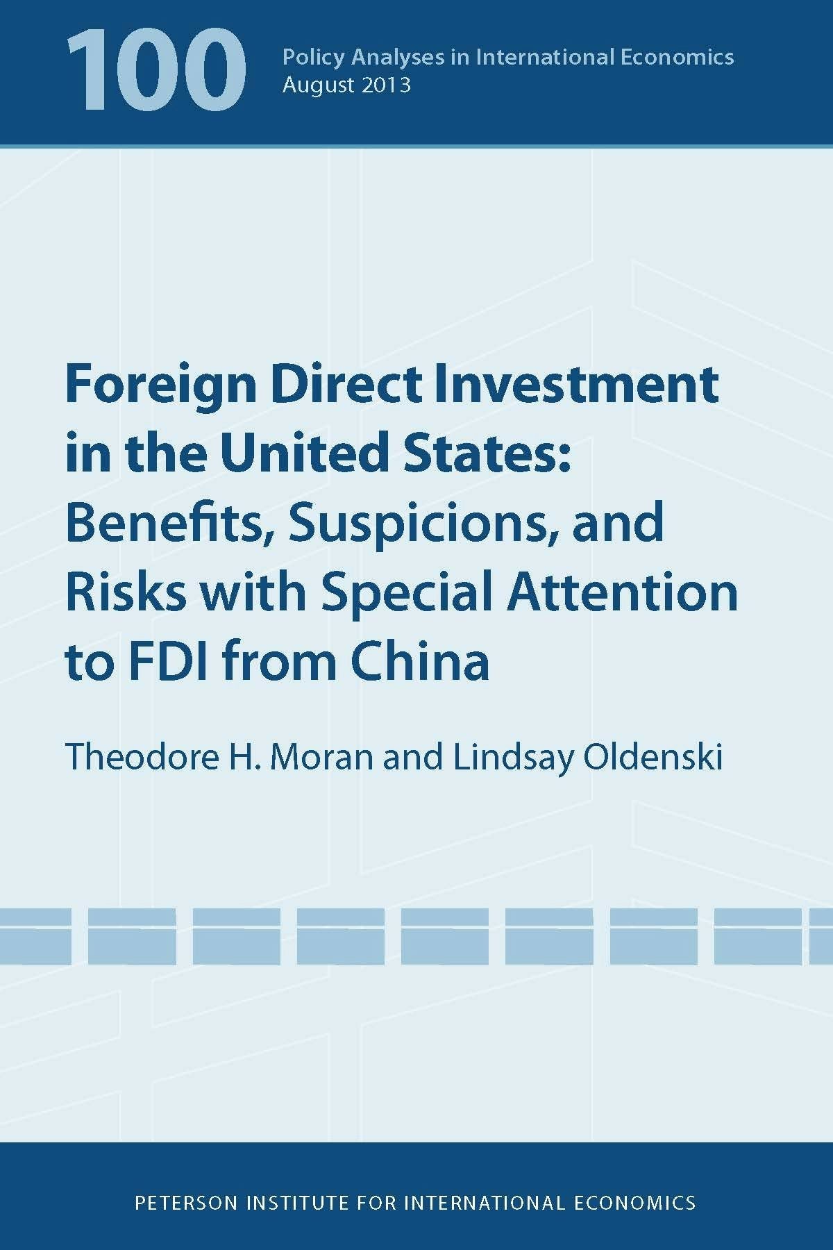 Book cover image for Foreign Direct Investment in the United States ISBN: 9780881326604