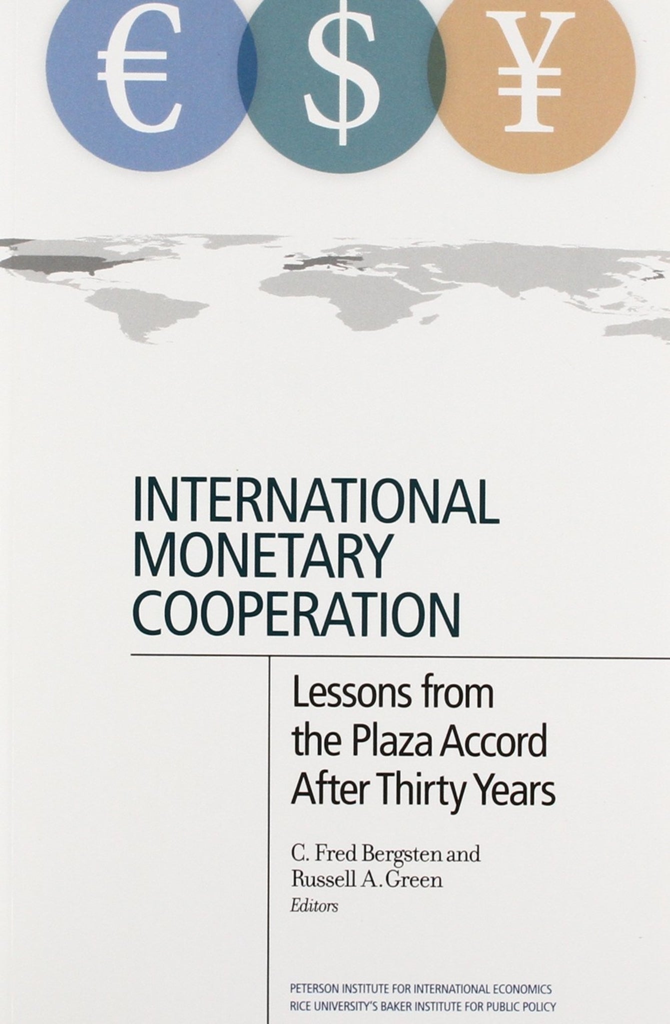 Cover image for International Monetary Cooperation ISBN 9780881327113