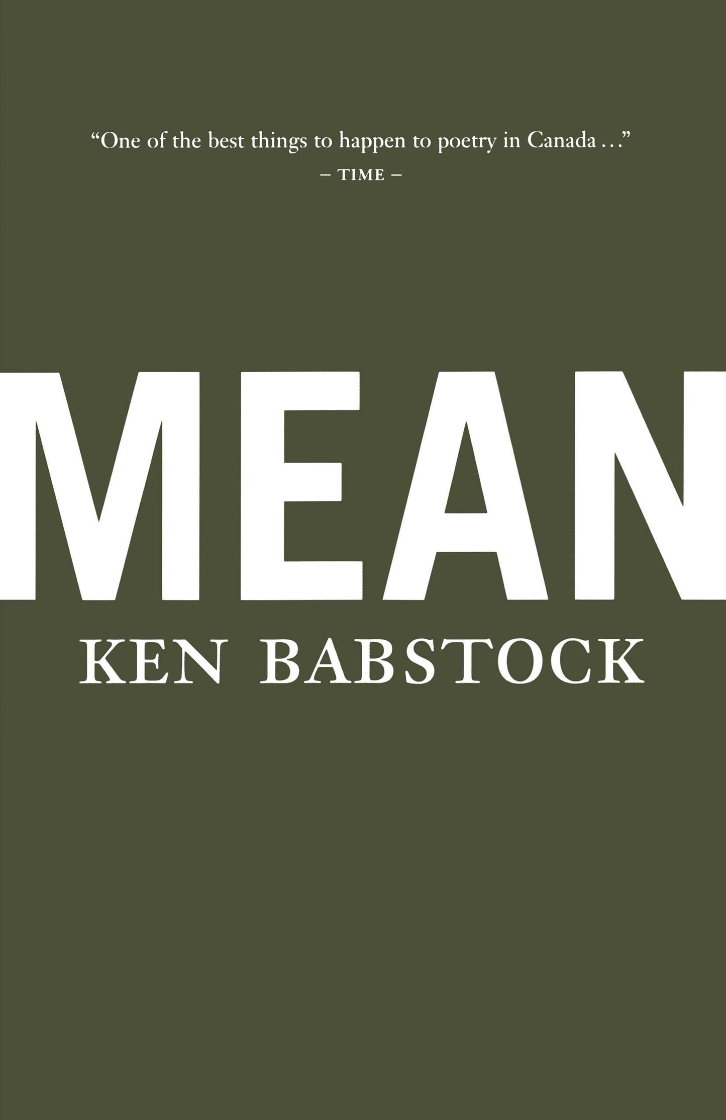 Book cover image for Mean ISBN: 9780887846342