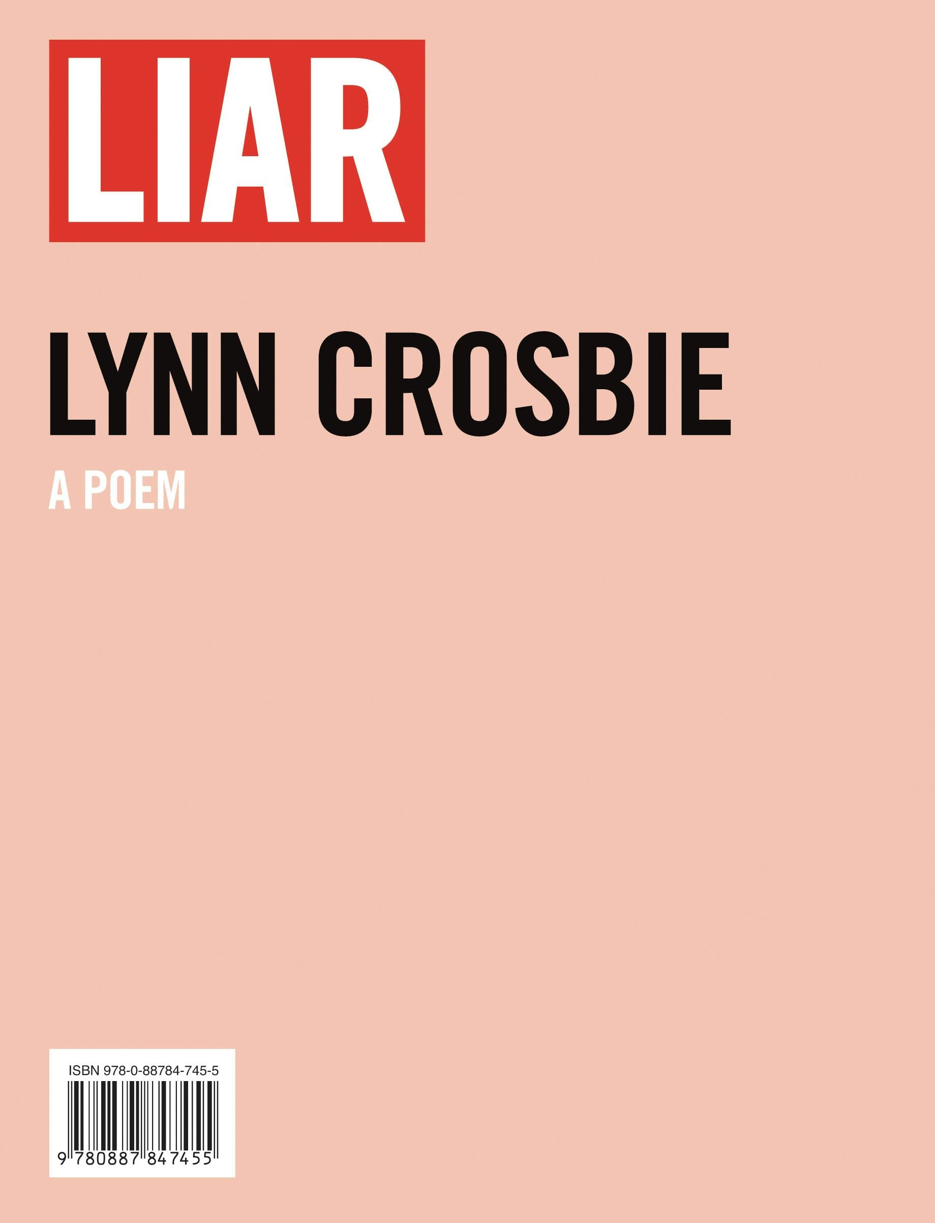 Book cover image for Liar ISBN: 9780887847455