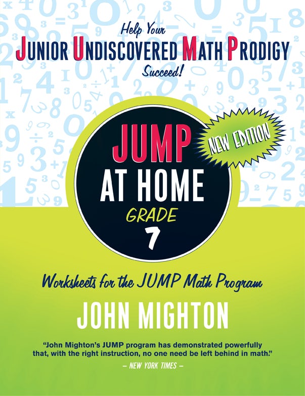 Cover image for Jump at Home: Grade 7, isbn: 9780887849657