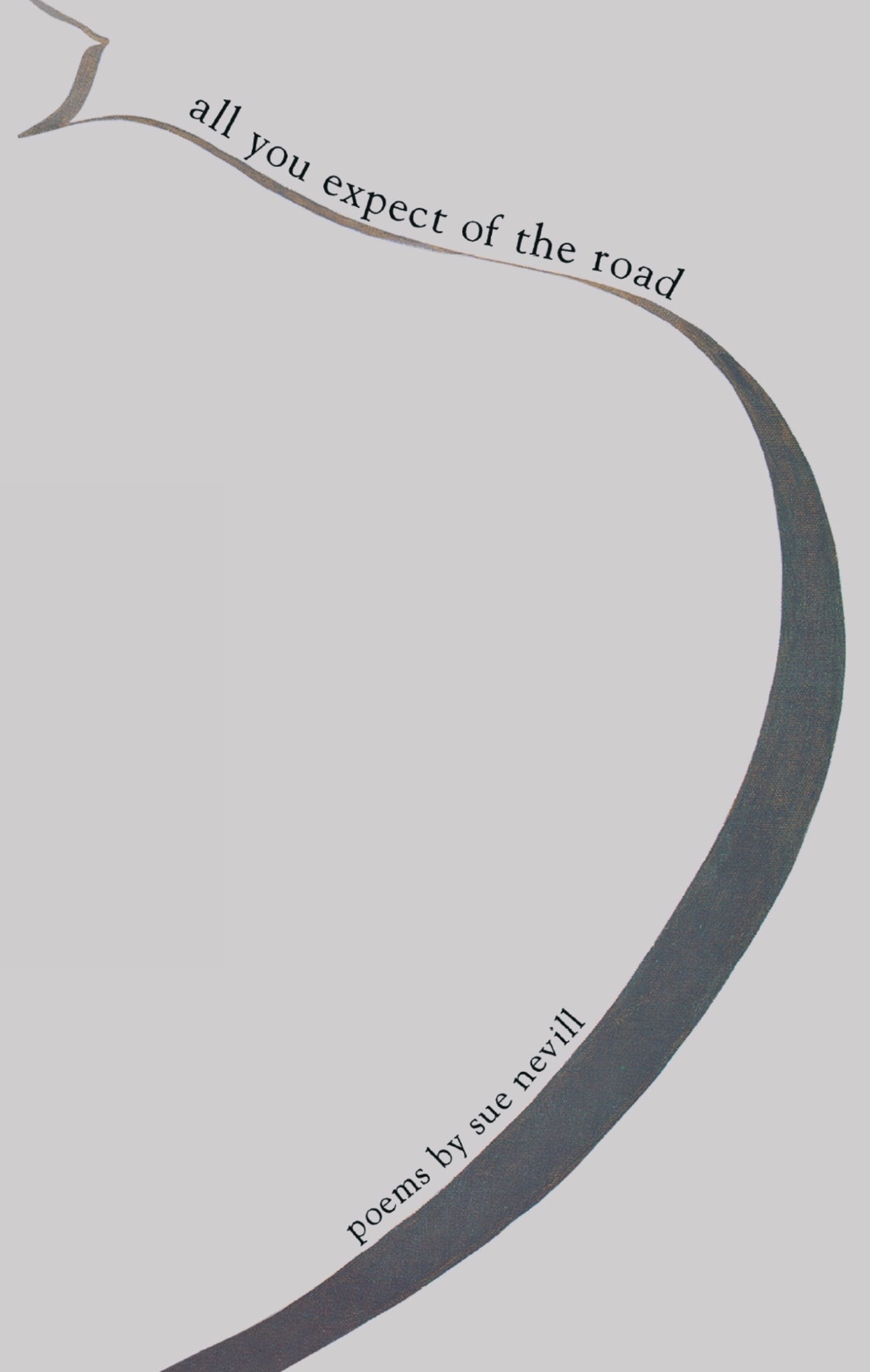 Cover image for All You Expect of the Road ISBN 9780888784070