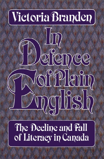 Cover image for In Defence of Plain English, isbn: 9780888821430