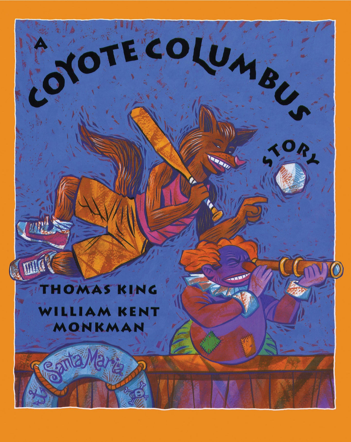 Book cover image for A Coyote Columbus Story ISBN: 9780888998309