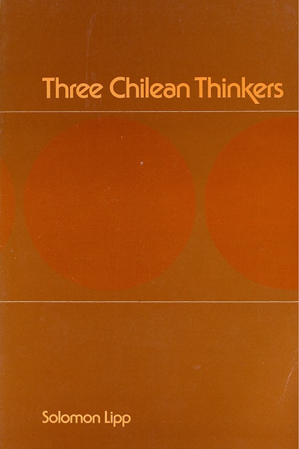 Book cover image for Three Chilean Thinkers ISBN: 9780889200173