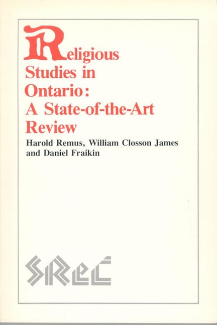 Book cover image for Religious Studies in Ontario ISBN: 9780889202061