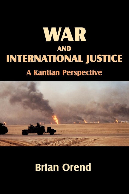 Book cover image for War and International Justice ISBN: 9780889203600