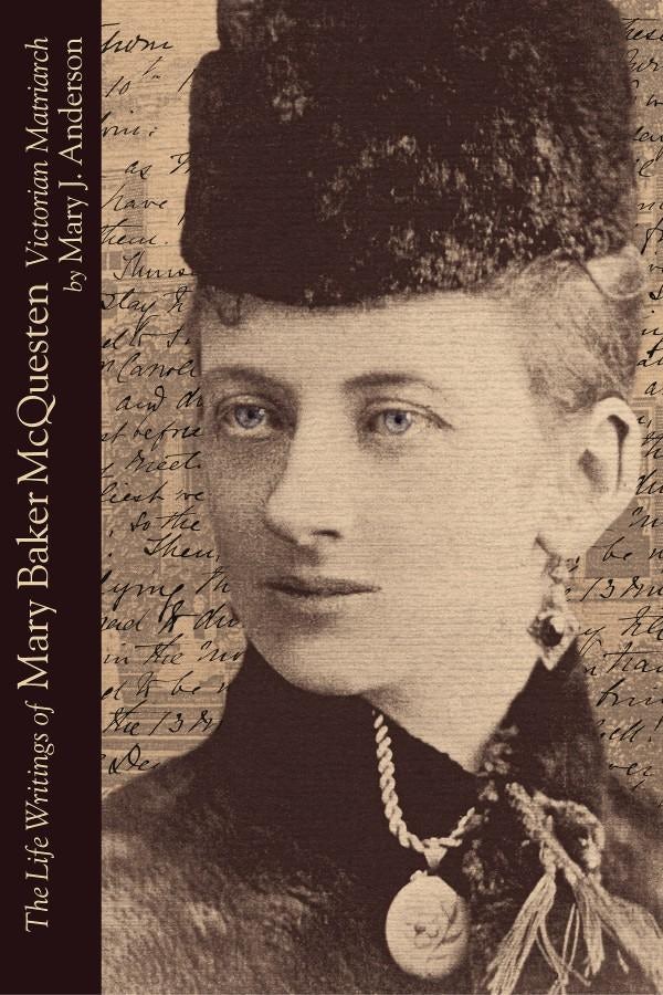 Book cover image for The Life Writings of Mary Baker McQuesten ISBN: 9780889204379