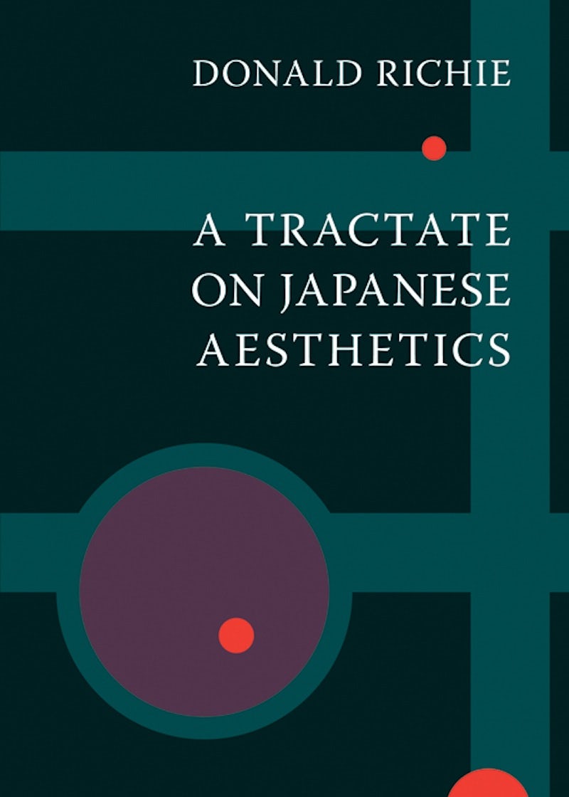 Book cover image for A Tractate on Japanese Aesthetics ISBN: 9780893469740