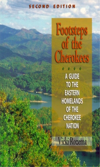 Book cover image for Footsteps of the Cherokees ISBN: 9780895873460