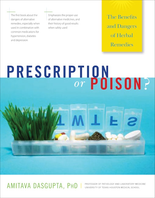 Book cover image for Prescription or Poison? ISBN: 9780897935500