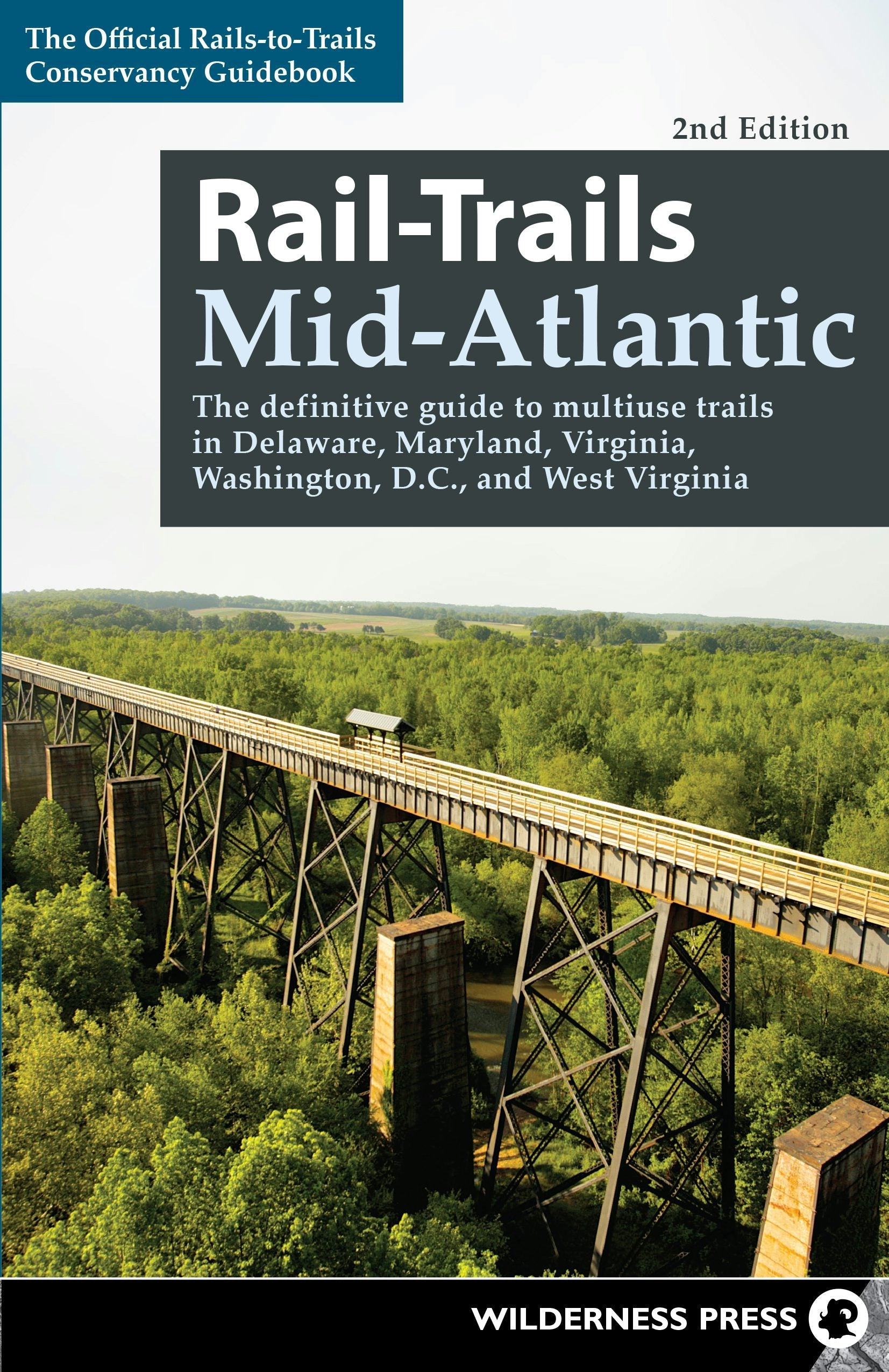 Book cover image for Rail-Trails Mid-Atlantic ISBN: 9780899977966