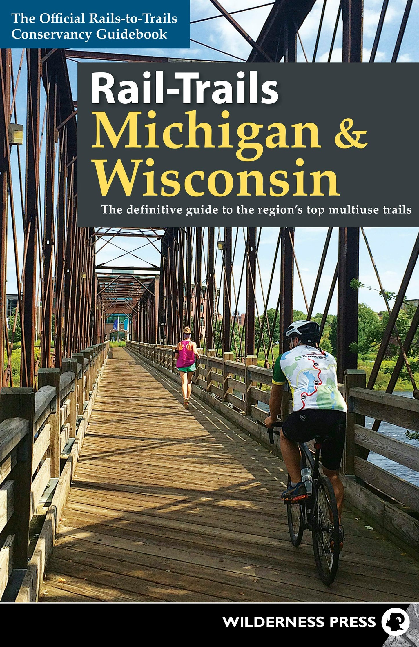 Book cover image for Rail-Trails Michigan & Wisconsin ISBN: 9780899978741