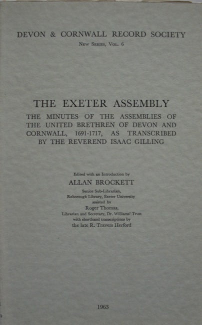 Book cover image for The Exeter Assembly ISBN: 9780901853097