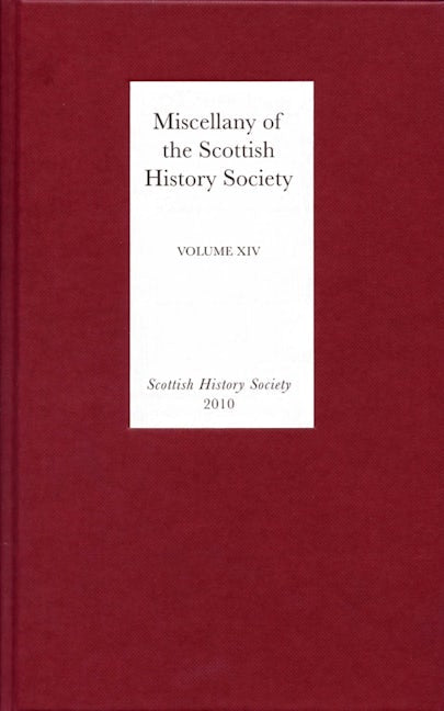 Book cover image for Miscellany of the Scottish History Society, volume XIV ISBN: 9780906245354
