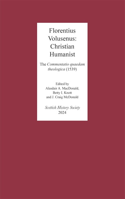 Book cover image for Florentius Volusenus: Christian Humanist ISBN: 9780906245491