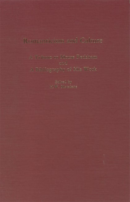Book cover image for Romanticism and Culture ISBN: 9780938100270
