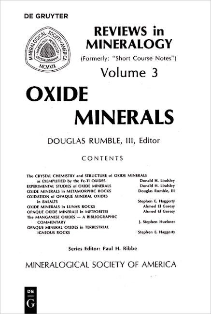 Oxide Minerals