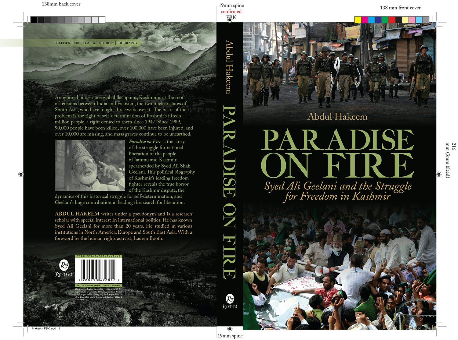 Book cover image for Paradise on Fire ISBN: 9780953676842