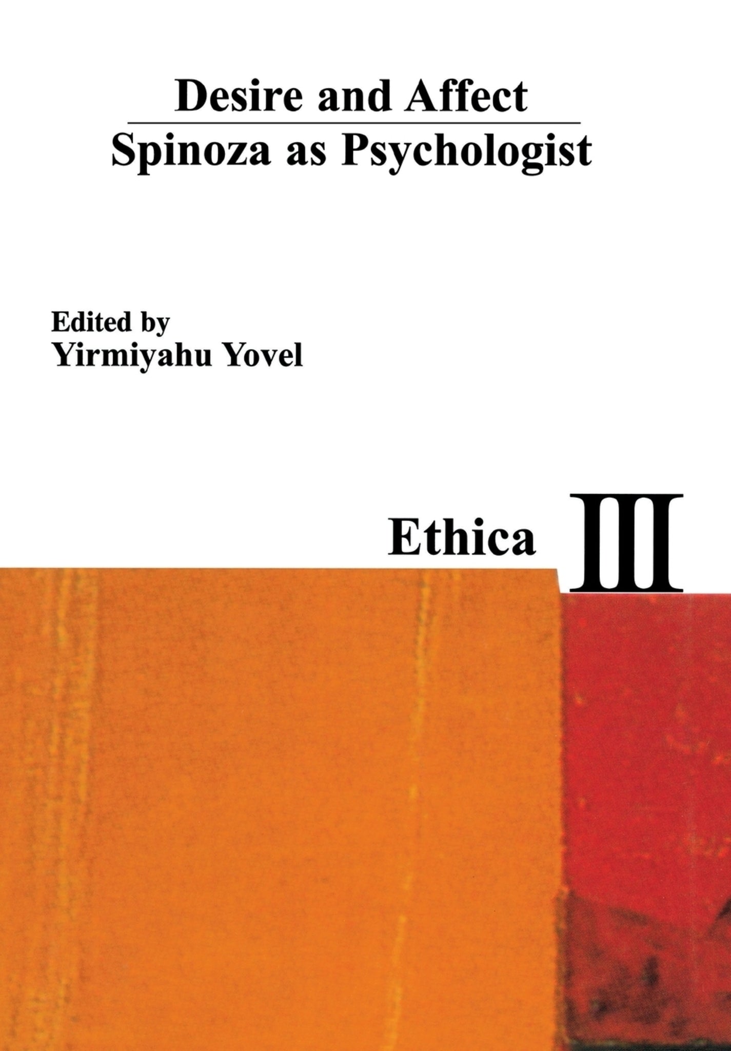 Cover image for Desire and Affect ISBN 9780967710204