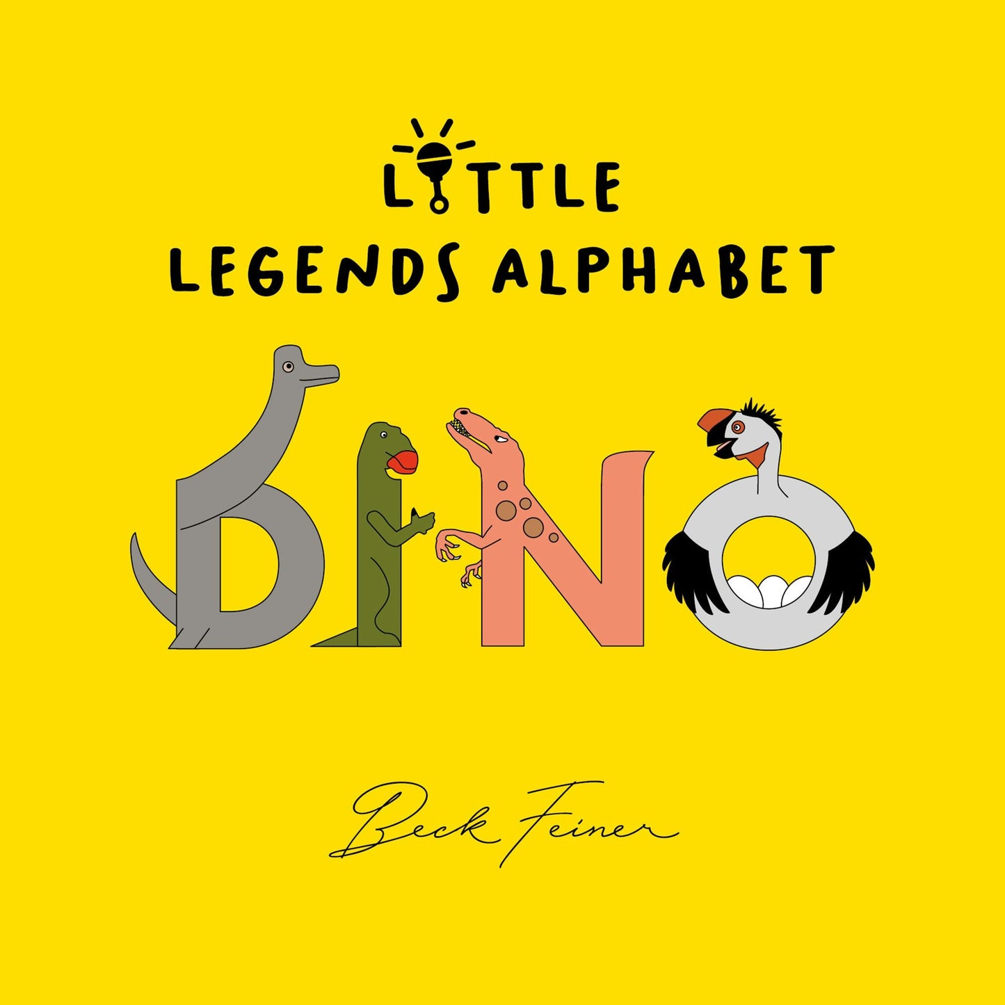 Book cover image for Dino Little Legends Alphabet ISBN: 9780975669204