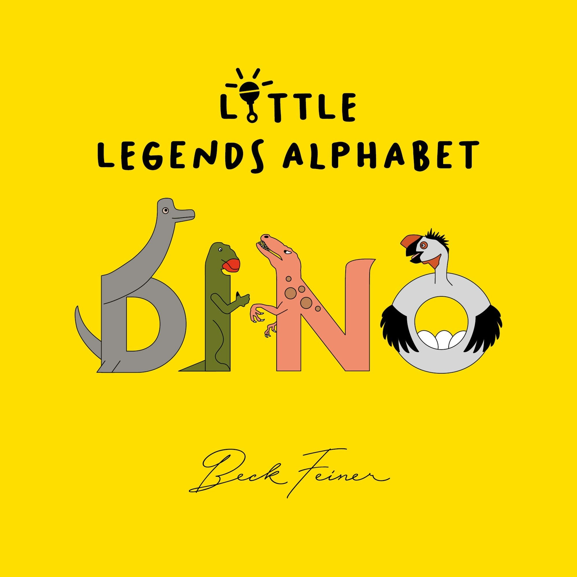Book cover image for Dino Little Legends Alphabet ISBN: 9780975669204