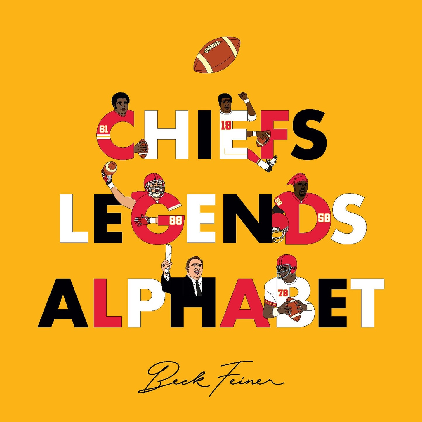 Book cover image for Chiefs Legends Alphabet ISBN: 9780975669259