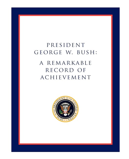Book cover image for President George W. Bush ISBN: 9780976090120