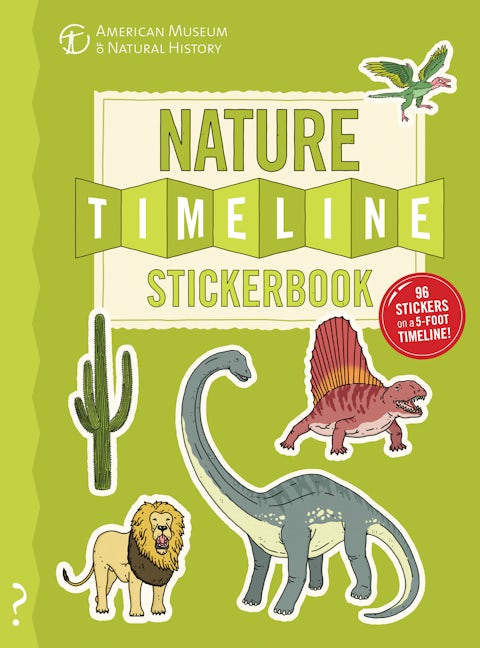 Book cover image for The Nature Timeline Stickerbook ISBN: 9780995576667