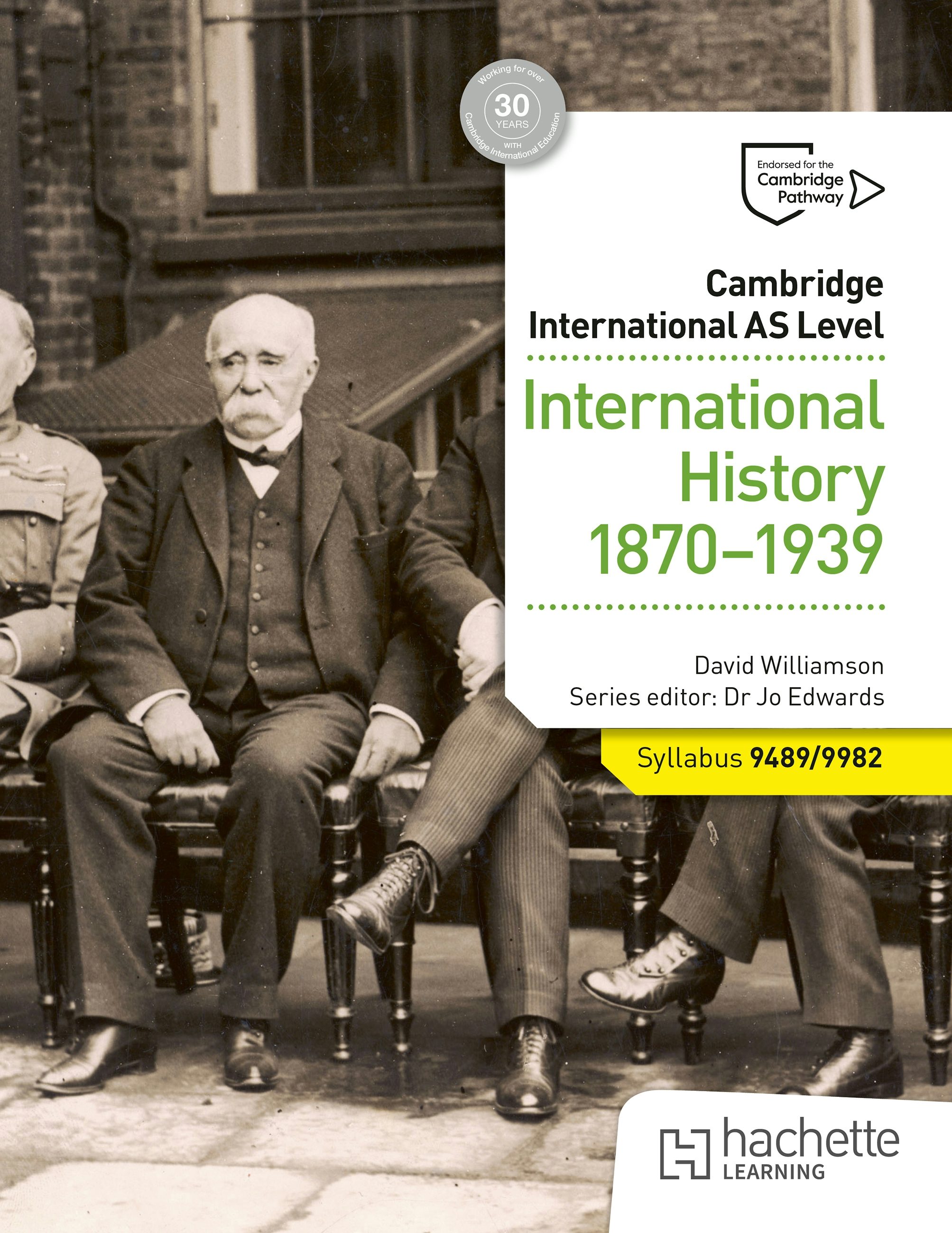 Book cover image for Cambridge International AS Level: International History 1870-1939 ISBN: 9781036008956
