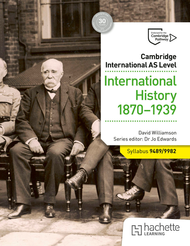 Cover image for Cambridge International AS Level: International History 1870-1939, isbn: 9781036008956