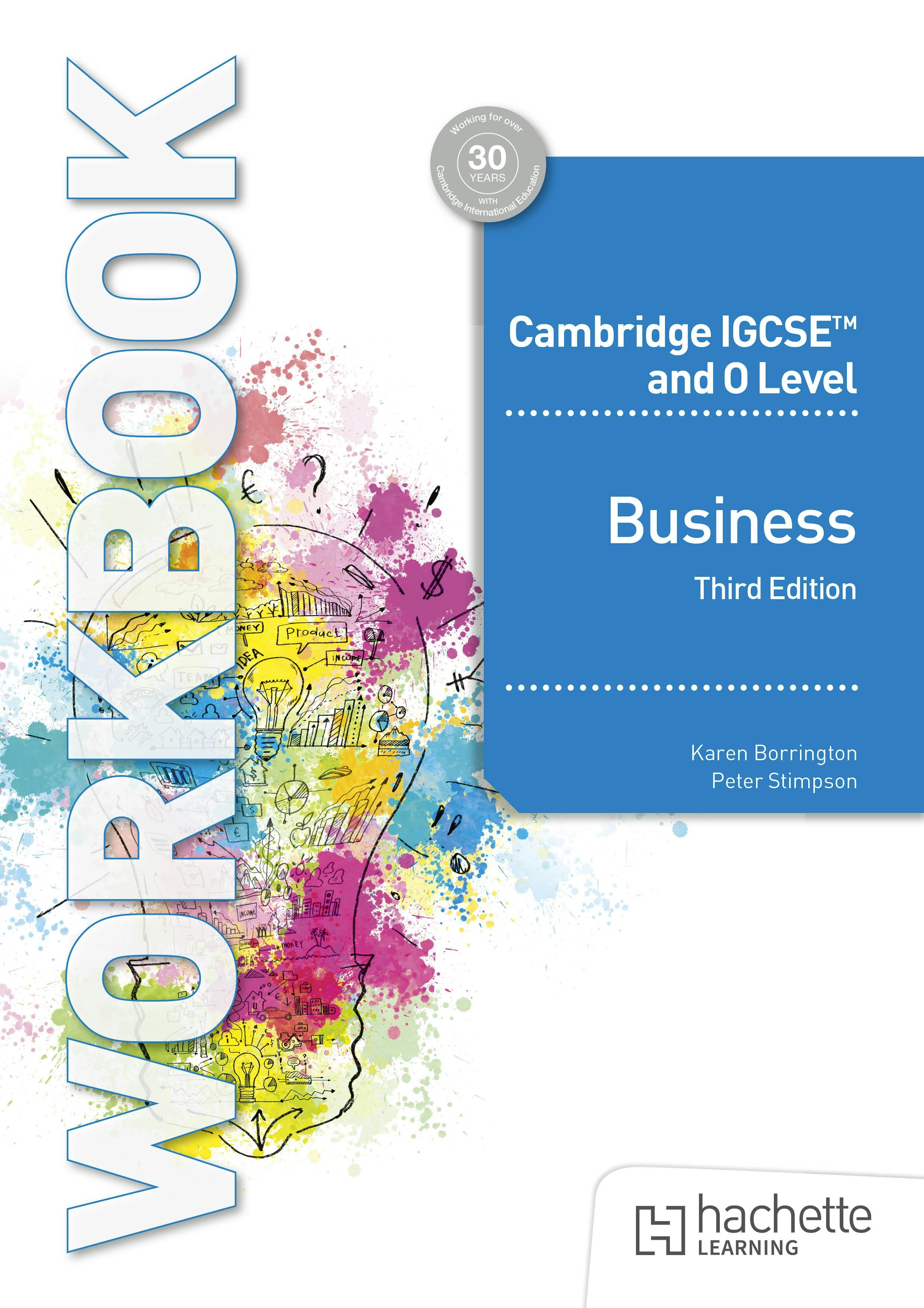 Book cover image for Cambridge IGCSE and O Level Business Workbook Third Edition ISBN: 9781036010720