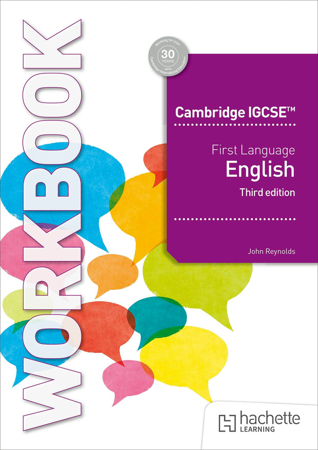 Cover image for Cambridge IGCSE First Language English Workbook Third Edition, isbn: 9781036010782
